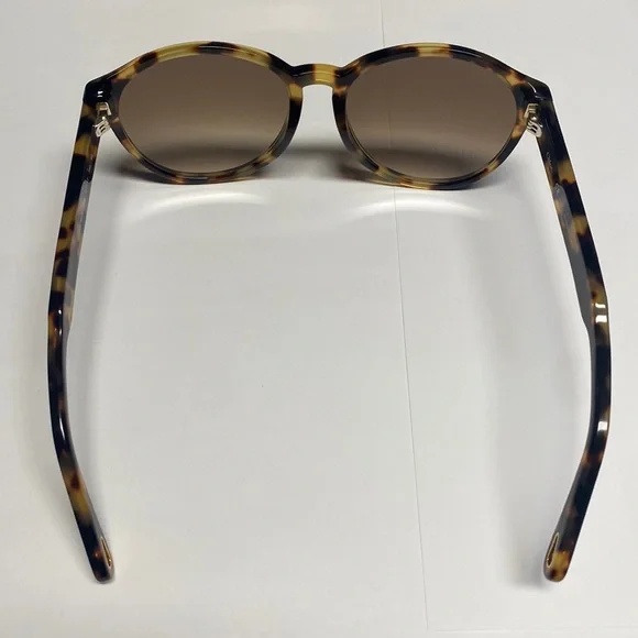 Chloe Womens Gradient Brown Round Sunglasses - Picture 4 of 8